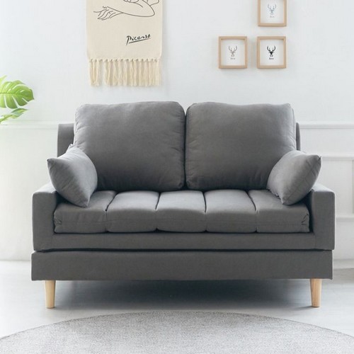 에보니아 리버스 접이식 패브릭 소파베드 2인용_이미지