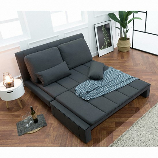 에보니아 리버스 접이식 패브릭 소파베드 2인용_이미지