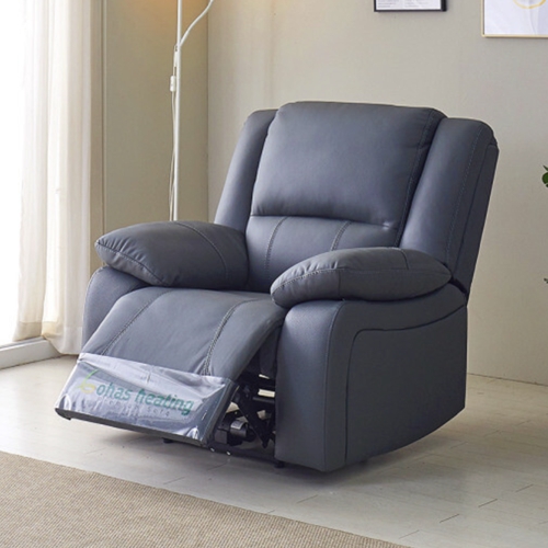 클레오 황소 천연통가죽 리클라이너 1인용