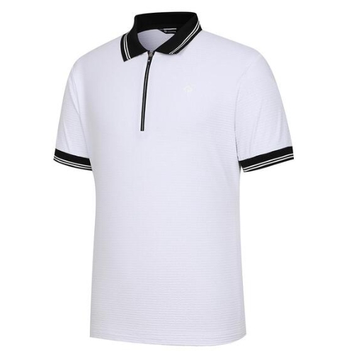 레노마골프 시어서커 카라 반팔 티셔츠 RMTPM2121 (101, 화이트)_이미지