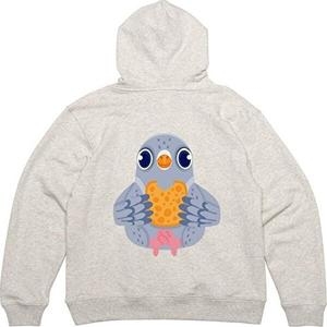 패션 JHQRUVJC_4B 후드티 프린트티셔츠 식빵 먹는 부엉이