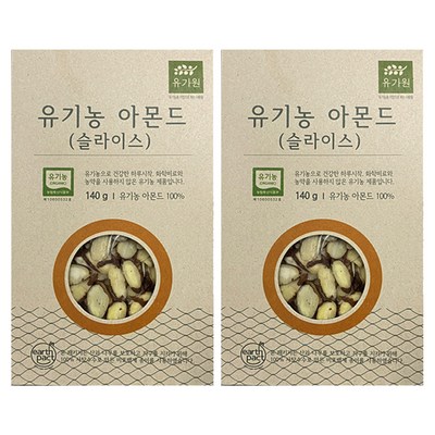 유기농 슬라이스 아몬드 토핑 140g