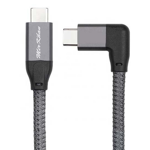 미르칸 Right Angle USB 3.2 Gen 2x2 C to C타입 케이블 (1m)_이미지
