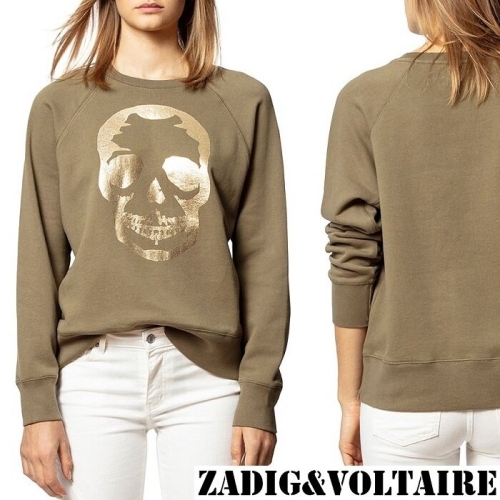  쟈딕앤볼테르 어퍼 맨투맨 WHTS7120F Upper Sweatshirt