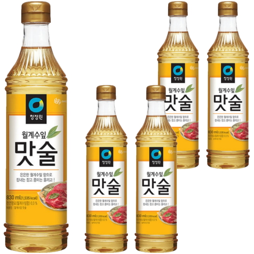 대상 청정원 월계수잎 맛술 830ml (5개)