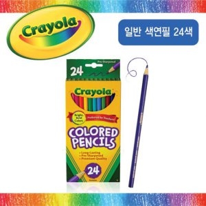 크레욜라 크레용24색 일반크레용_이미지