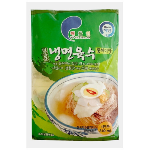 해인 해들인 얼음골 냉면육수 동치미맛 310ml (40개)_이미지