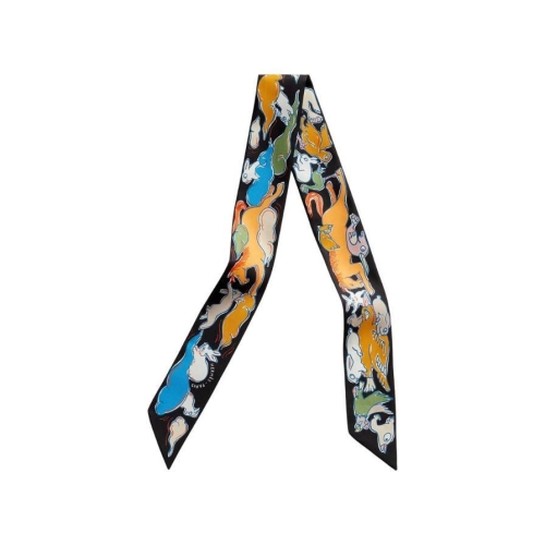 에르메스 밀레앙 라핀스 트윌리 누아 아브리꼬 블루 아주르 H064007S01