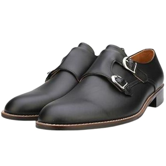 피렌체아뜨리에 심플라인 소가죽 더블몽크스트랩 2024