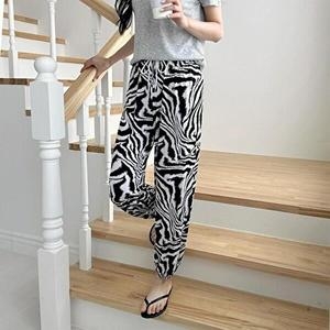 셀러허브 VY 여자 여름 얼룩말 쿨 조거팬츠_WP31201