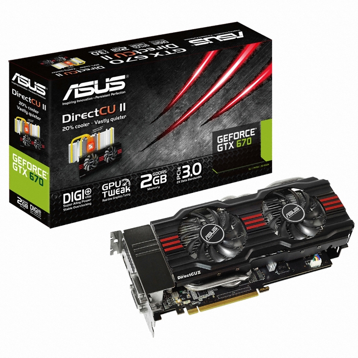 ASUS ������ GTX670 ENGTX670 D5 2GB DCII STCOM