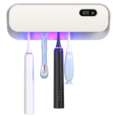 CozyTemp 4구 스마트 칫솔살균기 (화이트)_이미지