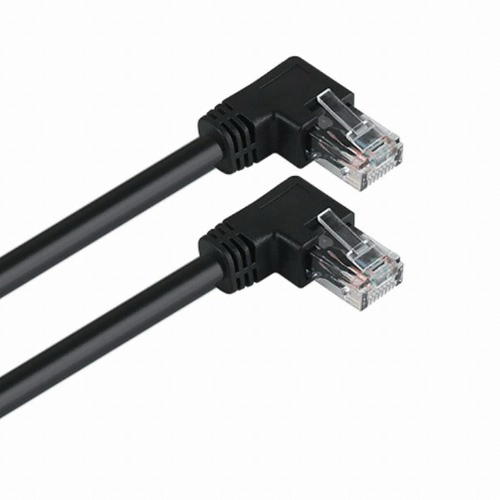 강원전자 NETmate CAT.6 UTP 오른쪽 꺾임 랜케이블 (15m)