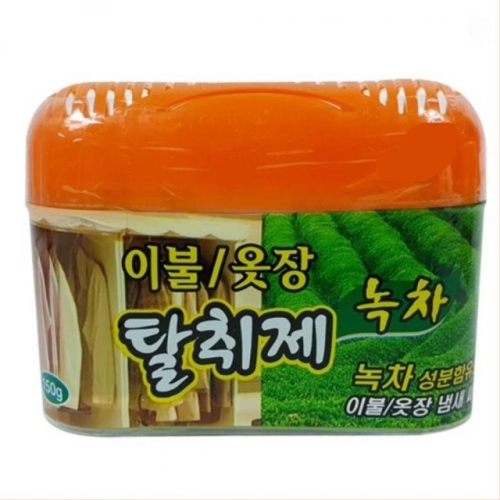 해피룸코리아 이불 옷장 탈취제 녹차 150g (3개)_이미지