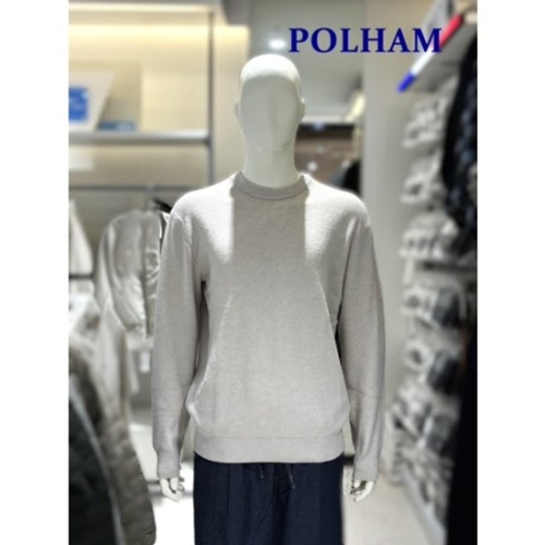 폴햄 남성 메리노 하찌조직 풀오버 니트_PHF4ER1040_이미지