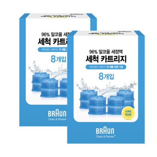브라운 전기면도기 세정액 CCR (일반구매) (16개)_이미지