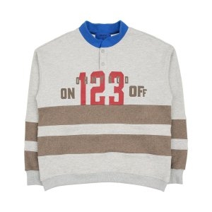 스위치123 123 유니폼 맨투맨 티셔츠 라이트 그레이 _SXF3TS01LG