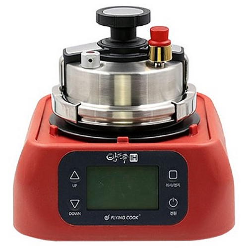 두산쿡웨어 플라잉쿡 밥도둑 JUNGIN-1050B 프리미엄세트 (레드)_이미지