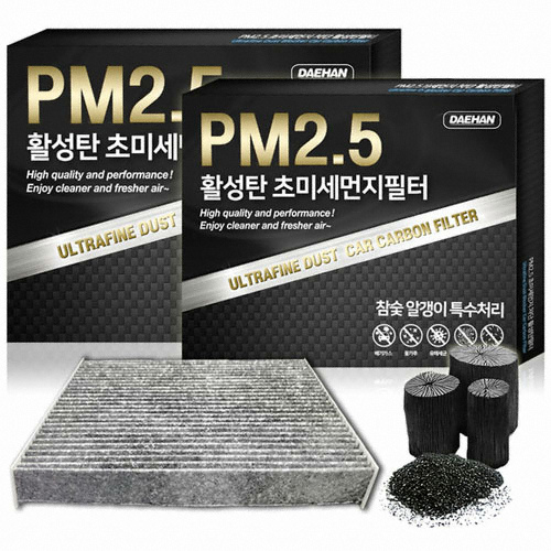 대한청정산업 대한 PM2.5 활성탄 초미세먼지필터 PC109 (1개)_이미지