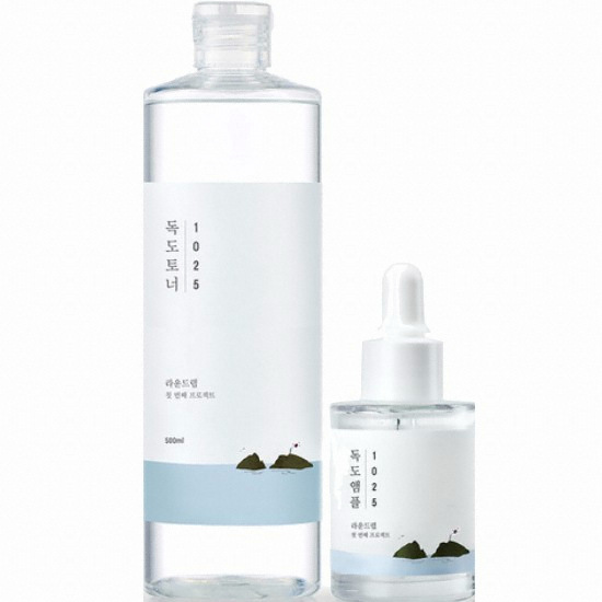 라운드랩 1025 독도 토너 500ml+앰플 45g 2종 세트