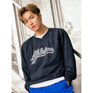  탑텐 밸런스 공용 BALANCE 바람막이 브이넥 맨투맨_MBE5JJ3001
