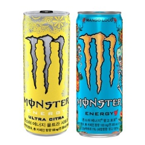 코카콜라음료 몬스터 에너지 시트라 + 망고 로코 355ml (24개)_이미지