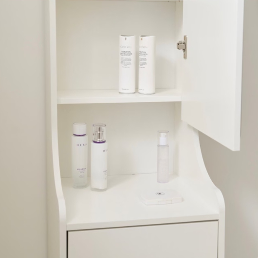 지앤퍼니 모네 E0 수납형 전신거울 화장대 400_이미지