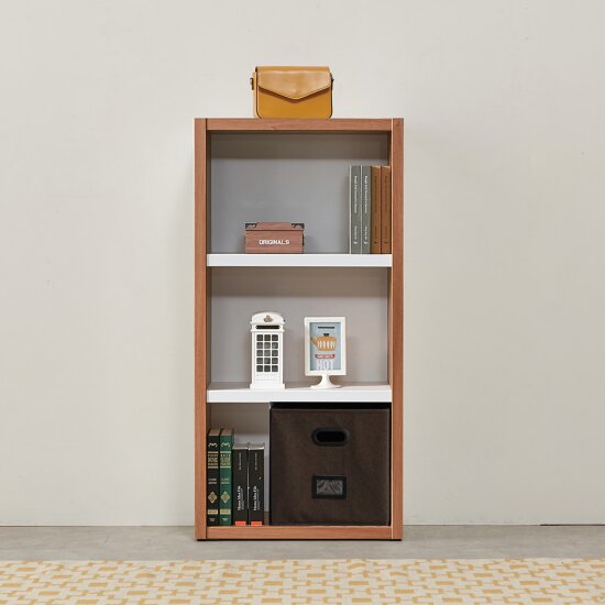 우아미가구 오라벨 3단 3칸 책장 (60cm)_이미지