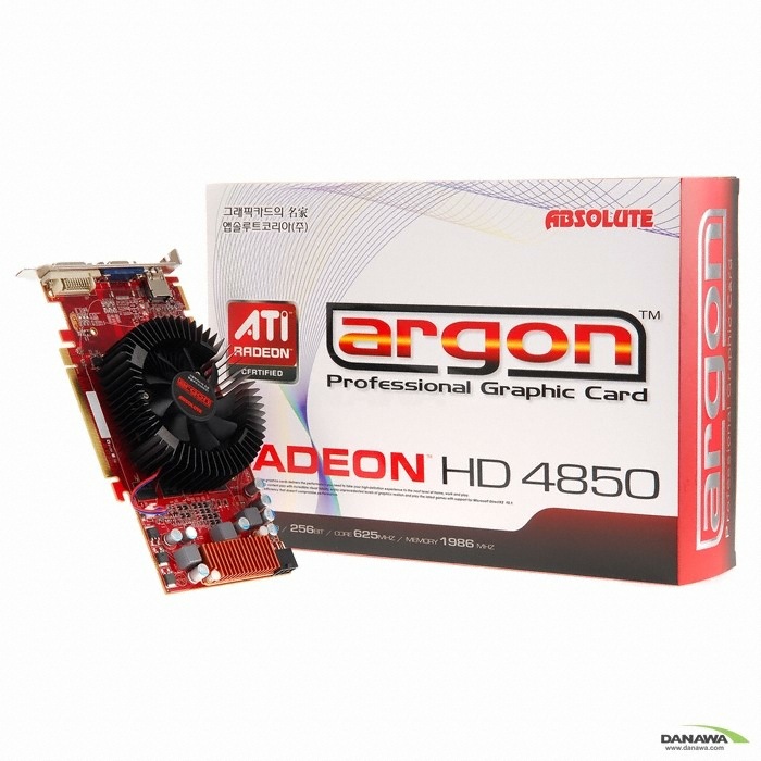 ���� �󵥿� HD 4850 argon HDMI D3 512MB
