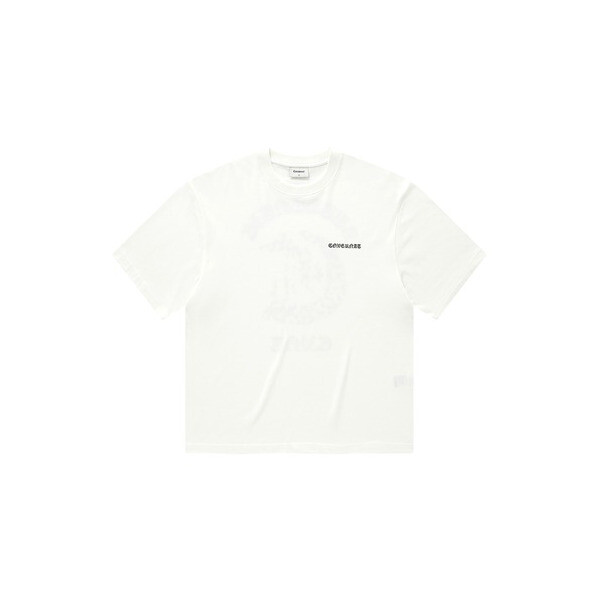 커버낫 COVERNAT 디플로마 로고 엠블럼 티셔츠 화이트 6854016 CO2603S