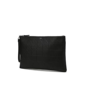 닥스 MENS ACCESSORIES 클러치L-Size 그리드 맥시 블랙 그리드 패턴엠보 소가죽 DBBA5E279BK 184143