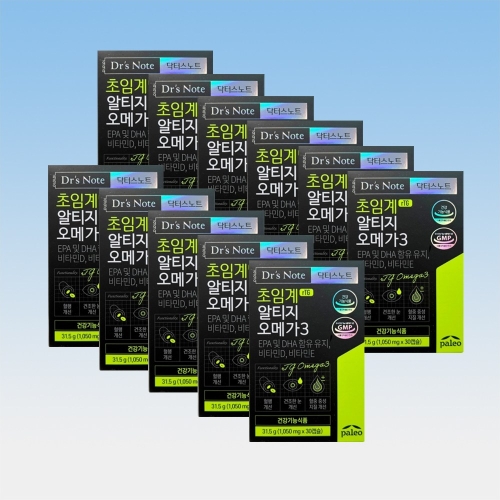 팔레오 닥터스노트 초임계 알티지 오메가3 1050mg 30캡슐 (11개)_이미지