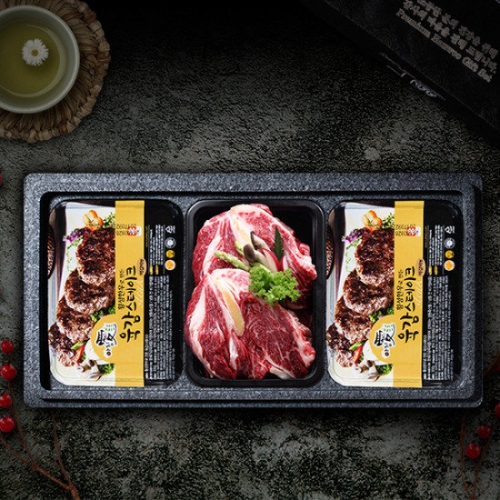명품횡성청정한우 한울누리 갈비혼합세트 8호 1.3kg (1개)_이미지