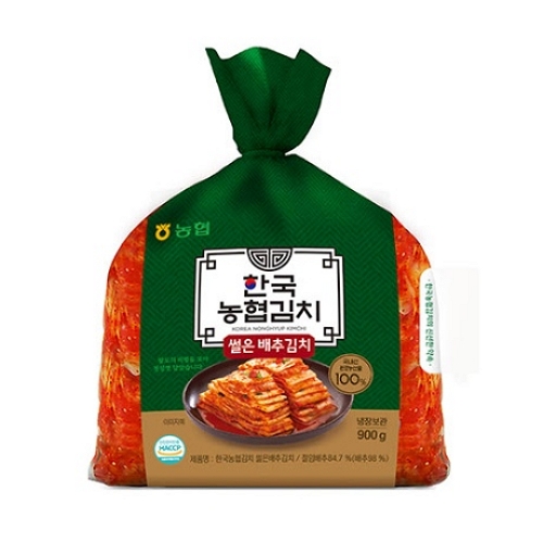 농협식품 한국농협김치 썰은포기김치 900g (4개)_이미지