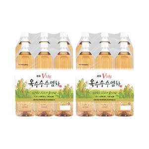 광동제약 V라인 옥수수수염차 무라벨 1.5L (12개)