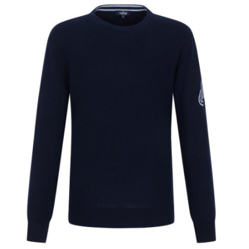 마틴골프 인타샤 로고 라운드 니트 QM0DNI40549