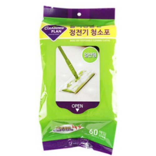 미벨라 ㅤ표준형 정전기 청소포 60매 (1개(60매))_이미지