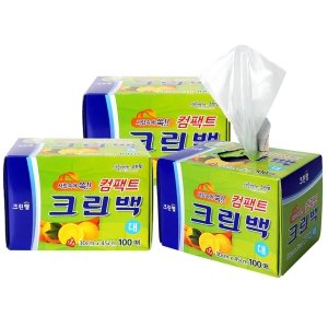 크린랲 컴팩트 크린백 30x45cm (대) 100매 (3개(300매))_이미지