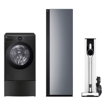 LG전자 트롬 오브제컬렉션 워시콤보 FH25KAX + 스타일러 <b>SC5GMR52</b> + 청소기 AX927BHE