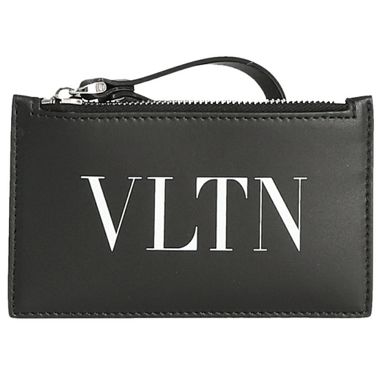 발렌티노 VLTN 로고 지퍼 카드지갑 1Y2P0540 LVN 0NI