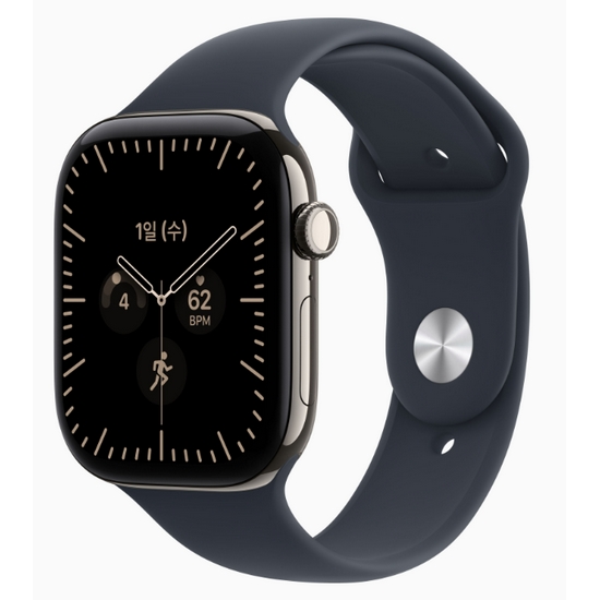 APPLE 워치 시리즈12 46mm Cellular 티타늄 (내추럴_스포츠밴드)