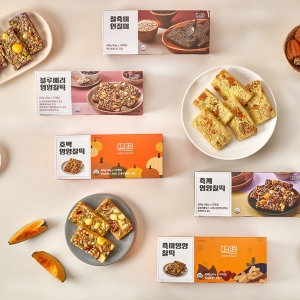 떡보의하루 영양떡40개 곶감호박/흑미영양/쑥인절미/흑미인절미 영양찰떡 40개_이미지