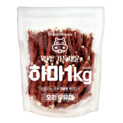 펫얼라이언스 하마 오리우유껌 1kg
