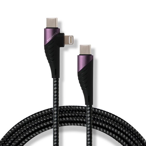 포트리스 플레이기어 PD 2in1 65W 멀티 케이블 PG-CC8