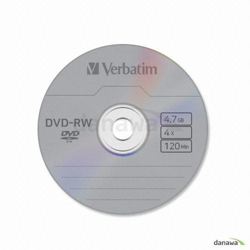버바팀 DVD-RW 4.7GB 4x 케익 (10장)_이미지