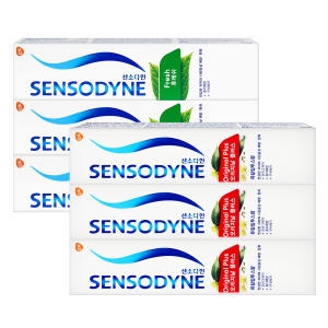 센소다인 오리지널 플러스 100g x 3개 + 후레쉬 100g x 3개 (1세트)_이미지