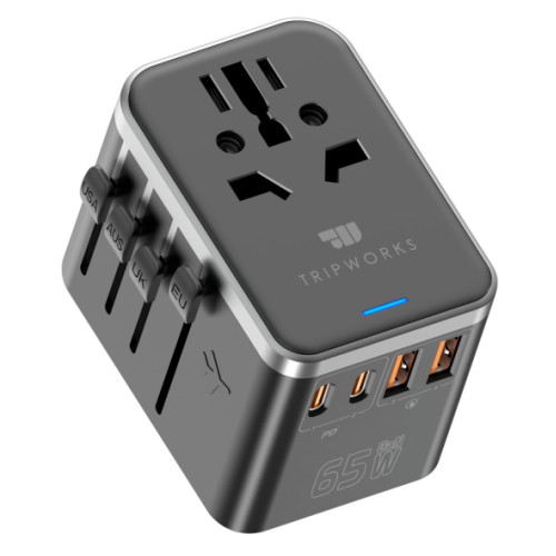 트립웍스 1구 C타입 USB PD65W 여행용 멀티어댑터