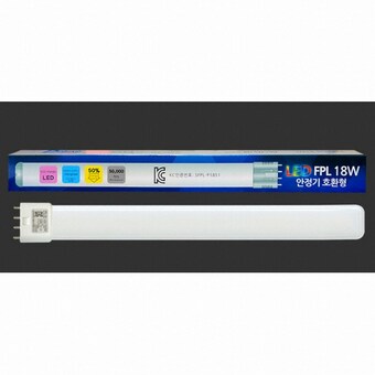 에스에이피 LED FPL 디럭스 <b>형광</b><b>등</b> 주광색 <b>18W</b>