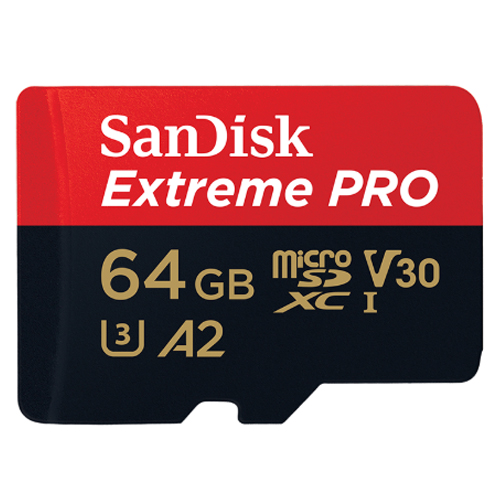 Sandisk micro SD Extreme Pro 2018 (64GB)