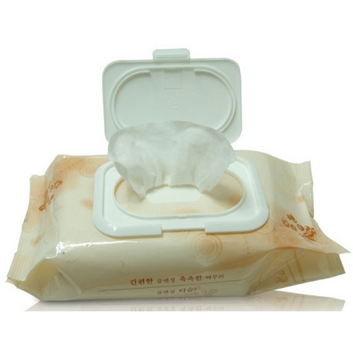 에바스코스메틱 에바스 곡물 클리어 클렌징티슈 100매 (2팩)